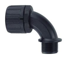166-90099 HG075-90-0750-PA66-BK HELLERMANNTYTON, CONDUIT FITTING, 90 ...