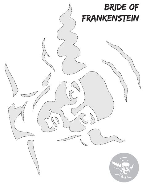 Free Frankenstein Pumpkin Stencil Printables