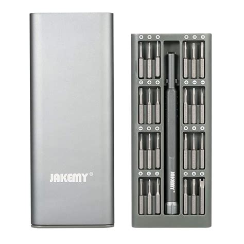 JaKEMY 24 in 1 screwdriver Set S-2 Bits Precision Magnetic Screw-driver ...