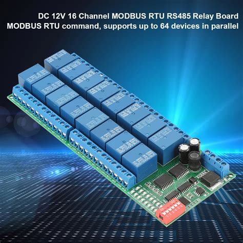 DC12V MODBUS RTU RS485 Relay Module Board PLC India | Ubuy