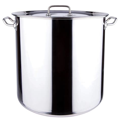 Buy Large Stainless Steel Heavy Duty Induction Large Stock Pot, Stew ...