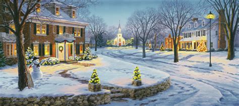 The Finishing Touch 'Home for the Holidays' by Darrell Bush Painting ...