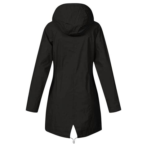 MIDCKE Plus Size Rain Jackets for Women,Lightweight Outdoor Rain Coat ...
