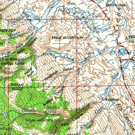 Lander, WY (1961, 250000-Scale) Map by United States Geological Survey ...