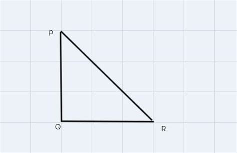 In a right angled PQR, right angle is on point Q, then find which side ...