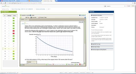 Solved: Iridium-192 Is One Radioisotope Used In Brachyther... | Chegg.com