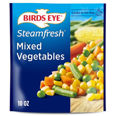 Birds Eye Steamfresh Mixed Vegetables, Frozen Vegetables, 10 oz. Bag ...