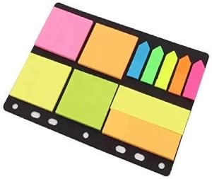 Flipkart.com | DEZIINE Sticky Notes & Page Markers Binder 25 Sheets ...