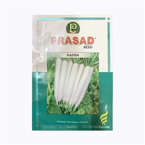 Buy Prasad Early White Radish Seeds for Fast Growth and Quality Produ...