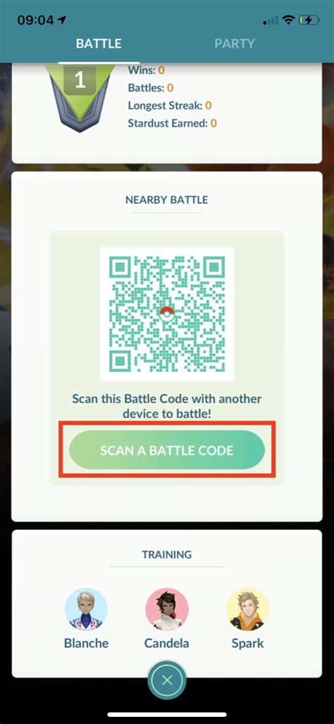 Image result for Pokemon Go Scan a Battle Code