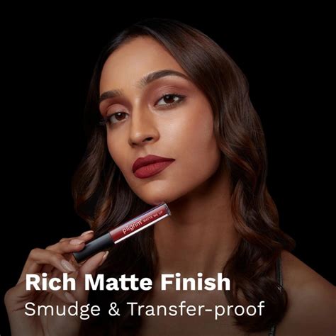 Pilgrim Liquid Matte Lipstick 16 Red Revenge, Hyaluronic Acid & Spanish ...
