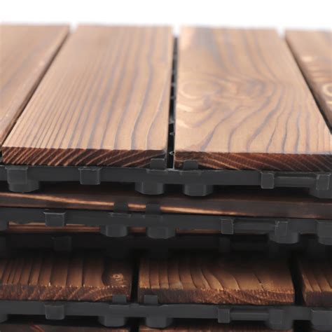 Deck Tiles For Grass YANSHE 44 Pack Plastic Interlocking Deck Tiles ...