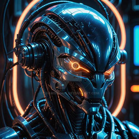 Alien Cyborg Draw 的图像结果