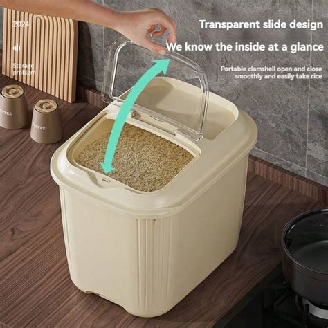 1pc Household Insect-Proof And Moisture-Proof Sealed Grain Storage Bin ...