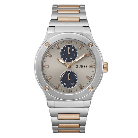 Guess Jet Grey Round Dial Quartz Analog Men Watch - GW0795G2 - At JUST ...