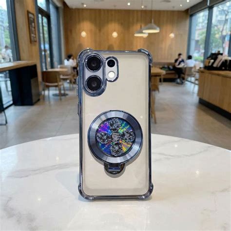 Vivo V60 5G Reflective Fidget Rotating Airbag Case – QWERTY CASES
