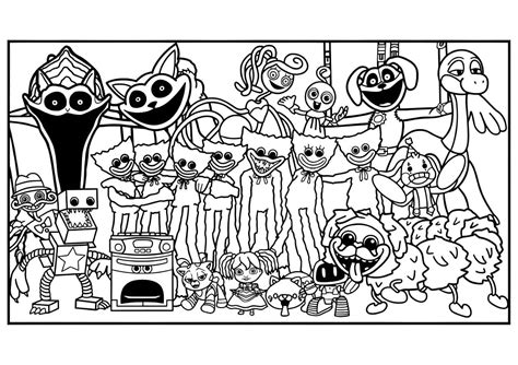 Desenhos de Poppy Playtime para Imprimir e Colorir [2026]