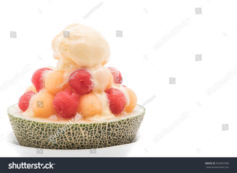 Ice Melon Bingsu Famous Korean Icecream Stock Photo 562907938 ...