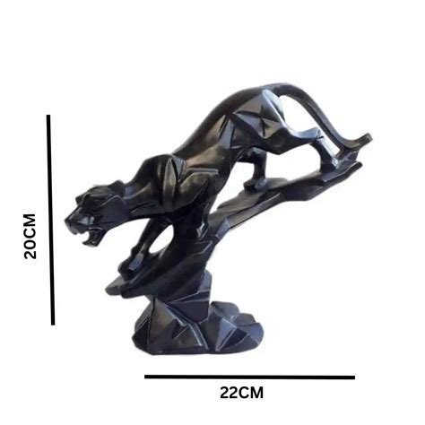 Black Jaguar Showpiece | Black Panther Statue for Home Décor ...