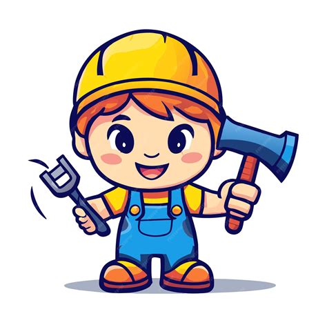 Building Worker Cartoon 的图像结果