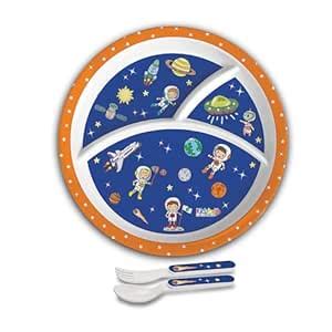 Cello Kidzbee Trioplate Cosmic Explorer Melamine Meal Set for Kids ...