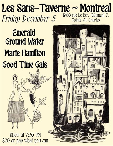 Rock Folk Psychédélique | Emerald Ground Water, Marie Hamilton Good ...