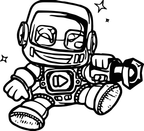 Cartoon Robot Coloring Pages 的图像结果