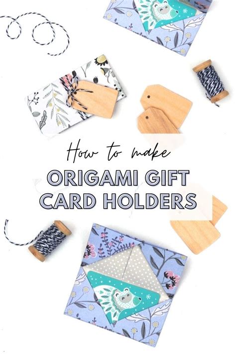 Origami Gift Card Holder 的图像结果