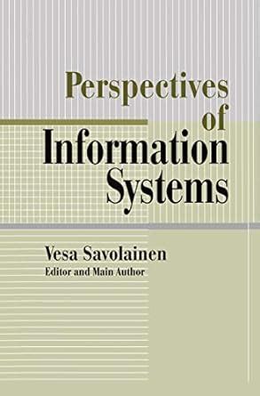 Perspectives of Information Systems eBook : Savolainen, Vesa ...