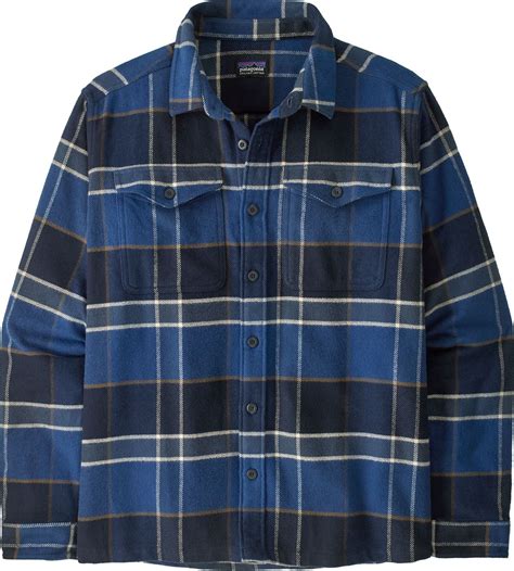Patagonia Men's Fjord Flannel Shirt Cycles: Sunken Blue | Køb Patagonia ...