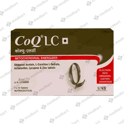 COQ LC TABLET 10'S Price, Uses, Side Effects & Substitutes | Medkart