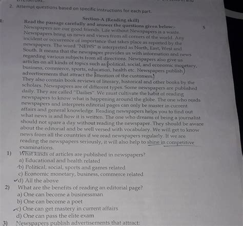 What are the benefits of reading an editorial page? - Brainly.in