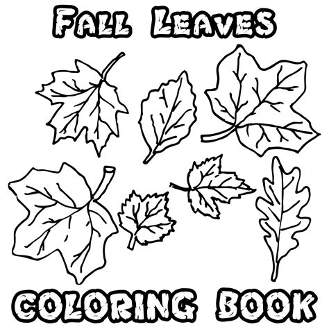 Autumn Leaves Coloring Page