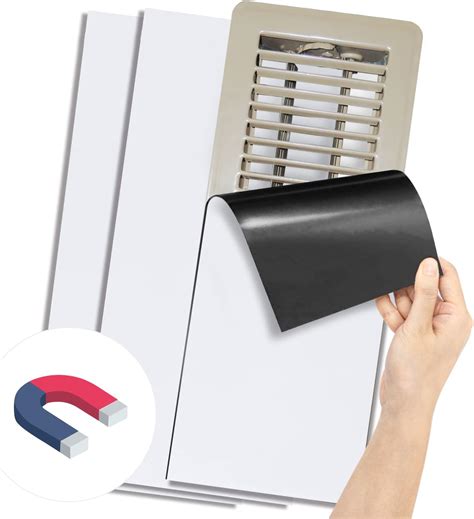 6 Pcs 12x12inch Magnetic Vent Covers, 39Mil Thick Ceiling Air Vent ...