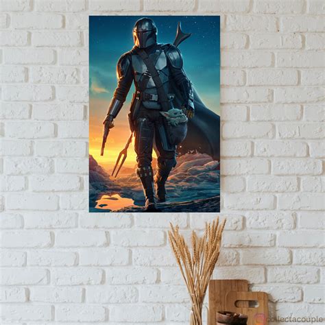 Mandalorian with Grogu Poster – CollectACouple