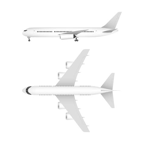 Airplane white Vectors - Download Free High-Quality Vectors from ...