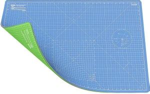 Ansio Cutting Mat Double Sided Self Healing-Sky Blue / Lime Green-Size ...