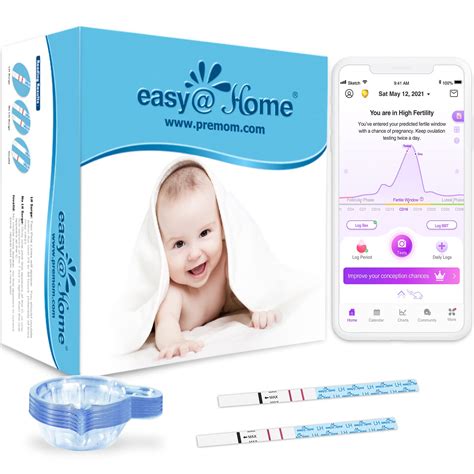 EasyHome Ovulation Predictor Kit - 50 LH Strips Fertility Monitor Test Strips - Accurate ...