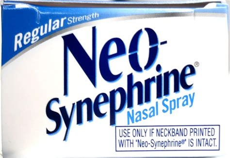 Neo-Synephrine Nasal Decongestant Spray .5 oz - Regular Strength | Buy ...
