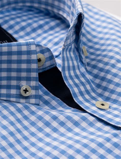 Shop SEMI FORMAL SHIRT BLUE CHECK For Men Online