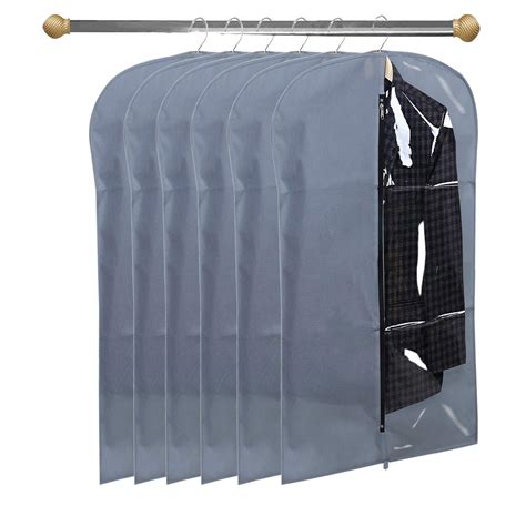 Buy Kuber Industries 6 Pieces Half Transparent Non Woven Men's Coat ...