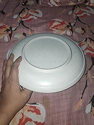 Buy miah decor Ceramic Dinner Plates Set of 4 Handcrafted Stoneware ...