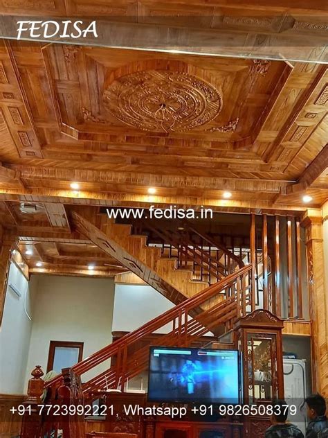 Wood Ceiling, False Ceiling Frame Design False Ceiling Cost For Living ...