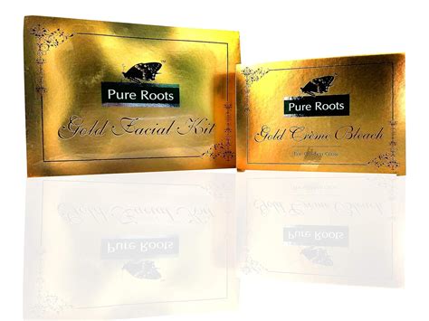 Pure Roots Dms Gold Facial Kit Bleach Cream : Amazon.in: Beauty