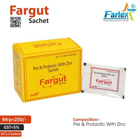 FARGUT | Pre & Probiotic with zinc Sachets PCD Franchise Company ...