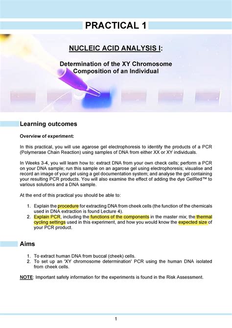 Biol 2001 Practical 1
