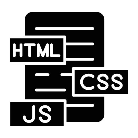 Html Js Css Icon Style 9239954 Vector Art at Vecteezy