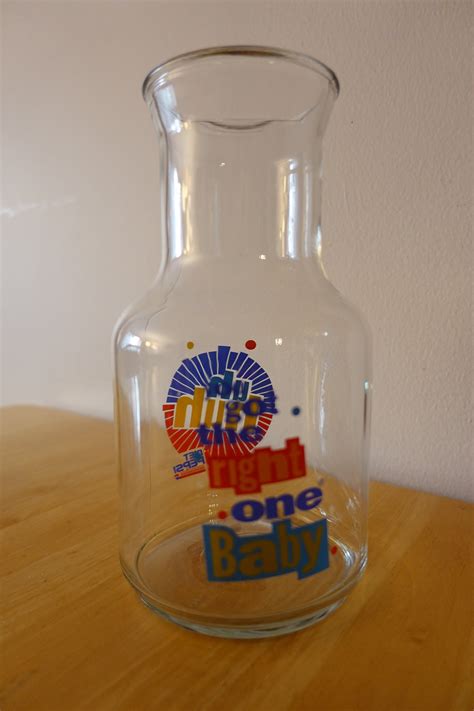 Vintage Diet Pepsi "uh HUH You Got the Right One Baby" Glass Carafe ...