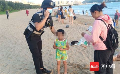 四岁女童与母亲走散 三亚警察热心帮找回-新闻中心-南海网