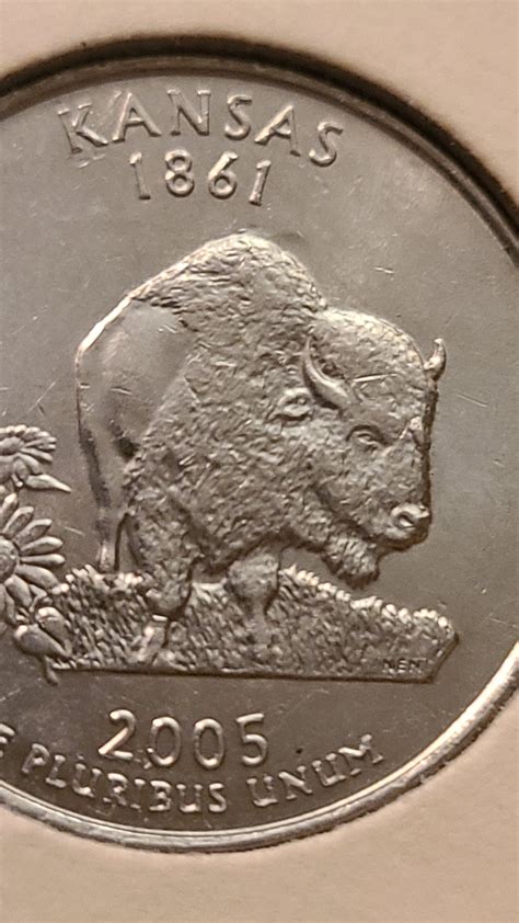 2005 kansas state quarters possible errors on reverse each? | Coin Talk
